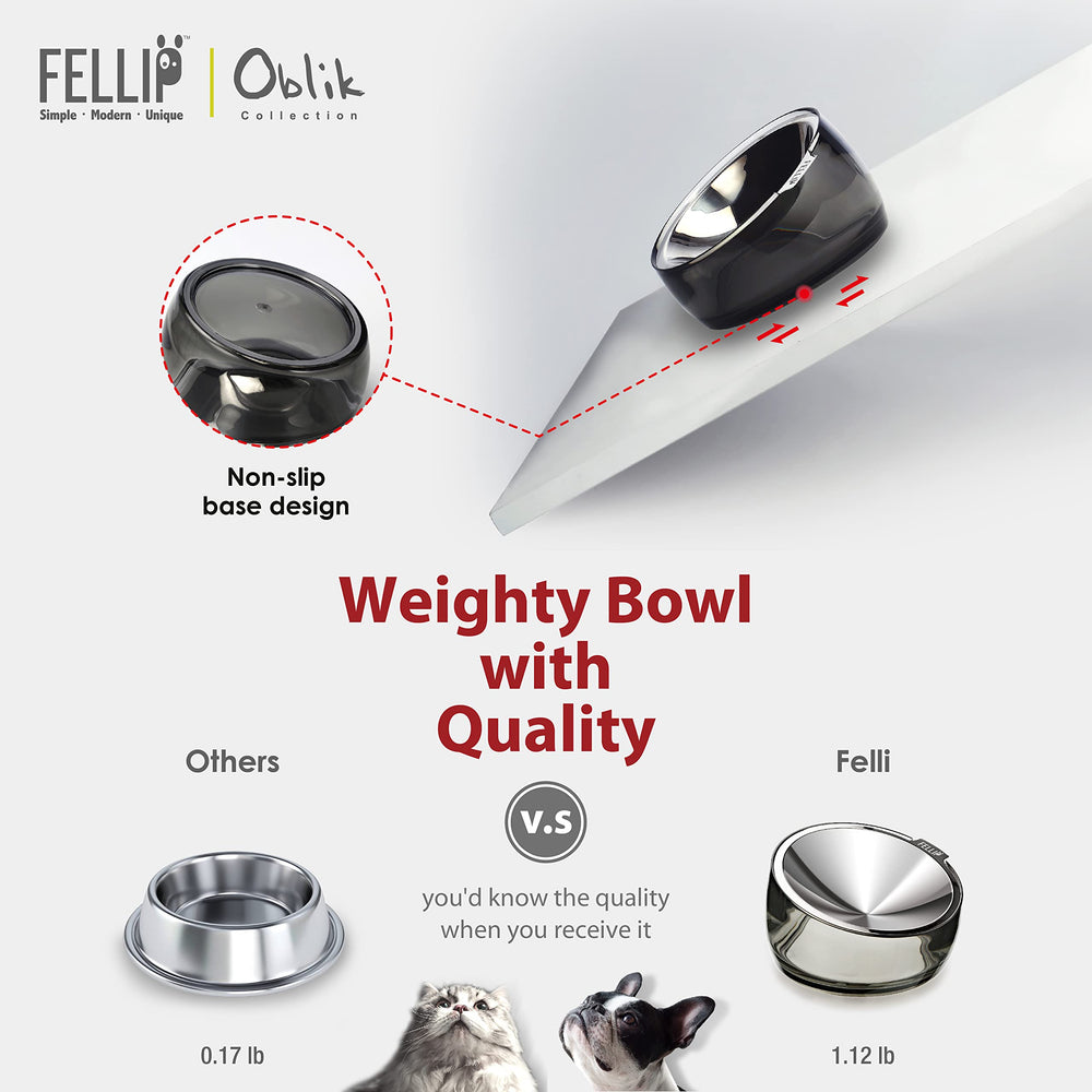 Dishwasher-safe removable dish of the Felli Oblik for quick cleanup.