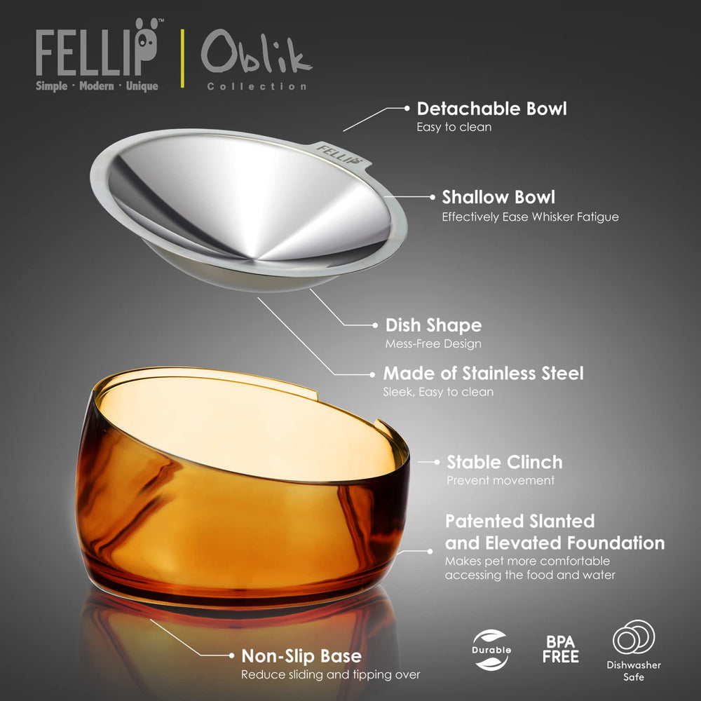 Felli Oblik food-grade feeder supports safe feeding and simple maintenance.