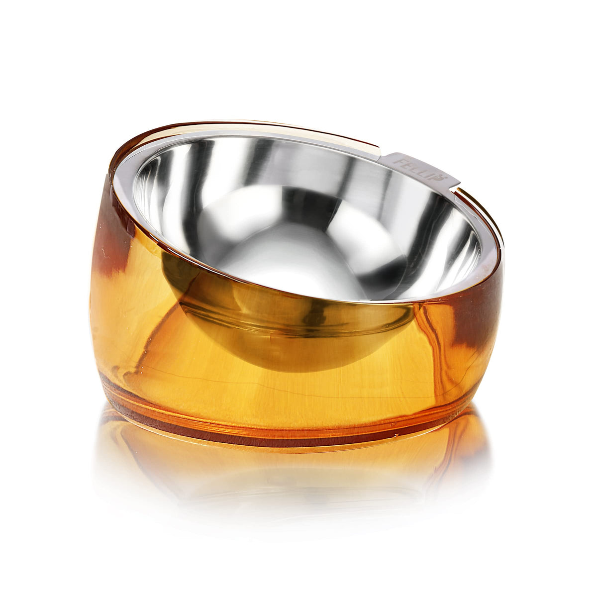 Felli Oblik raised bowl with angled overview for comfortable meals
