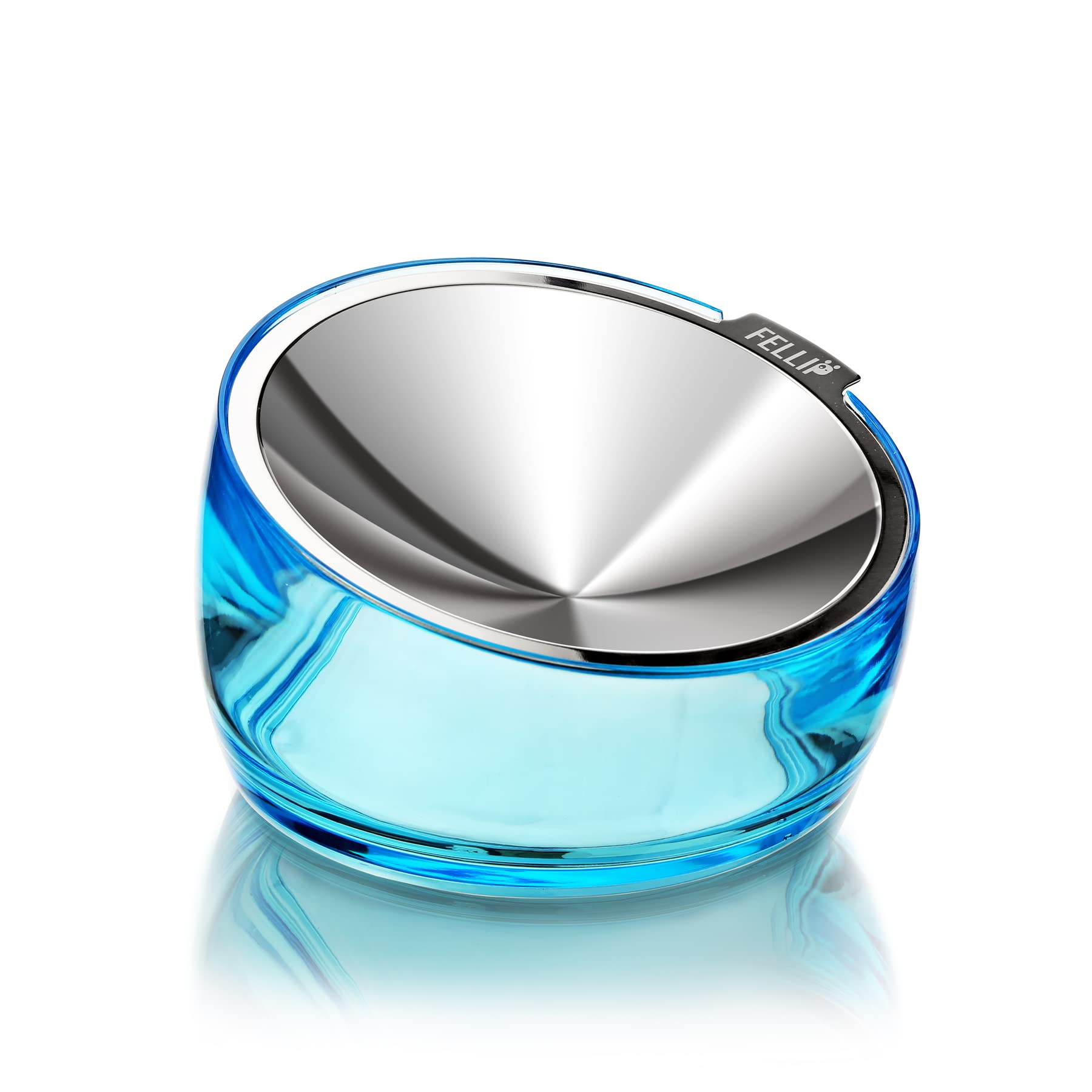 Felli Oblik whisker-friendly shallow dish bowl helps minimize whisker stress during meals.