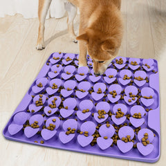 Femont snuffle mat for large dogs with a leaf design for slow feeding and enrichment