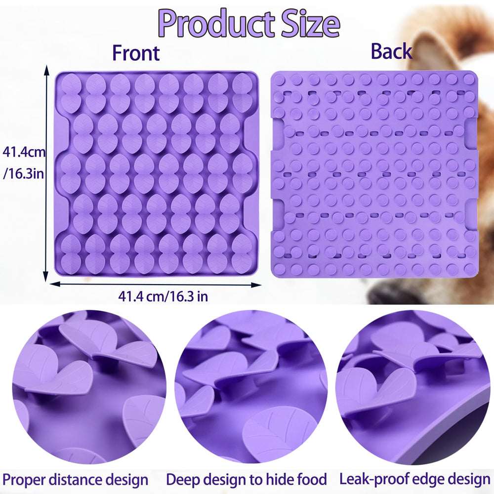 Femont snuffle mat securely adheres to floor surfaces during use
