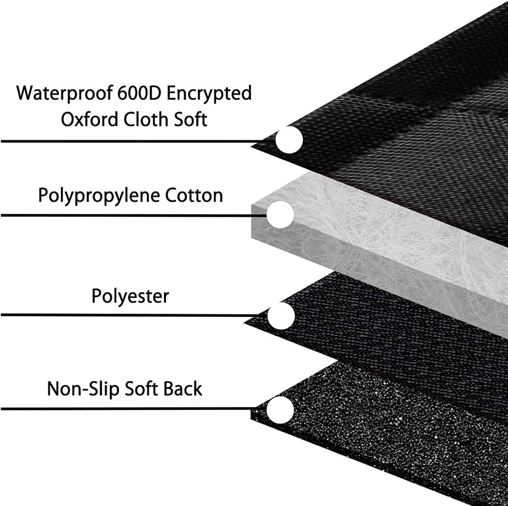 Femuar dog car seat cover easy installation and simple cleaning after trips.