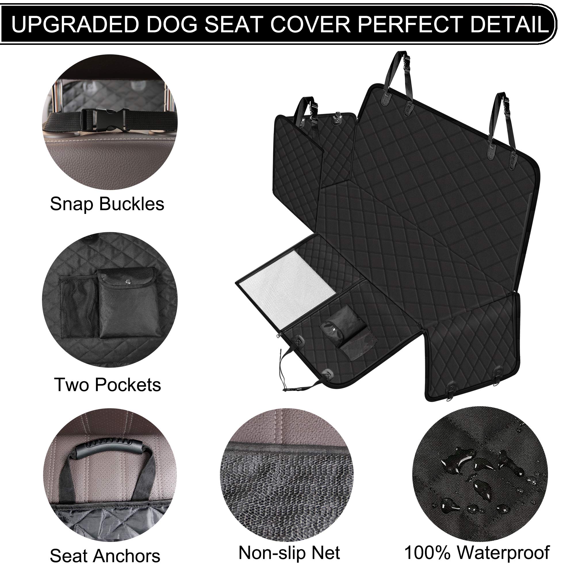 Femuar nonslip backing and anchors prevent shifting for safer travels.
