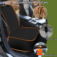 Femuar nonslip back with anchors keeps the cover in place during drives.
