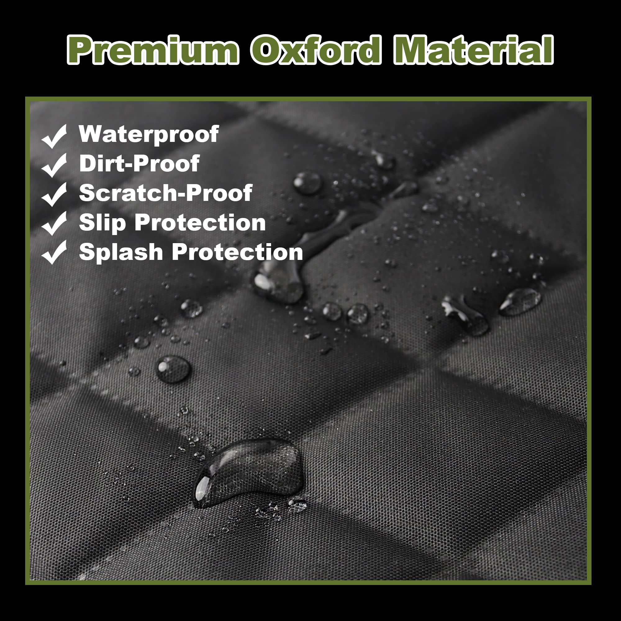 Two-pack car seat covers ideal for cars, trucks and SUVs.