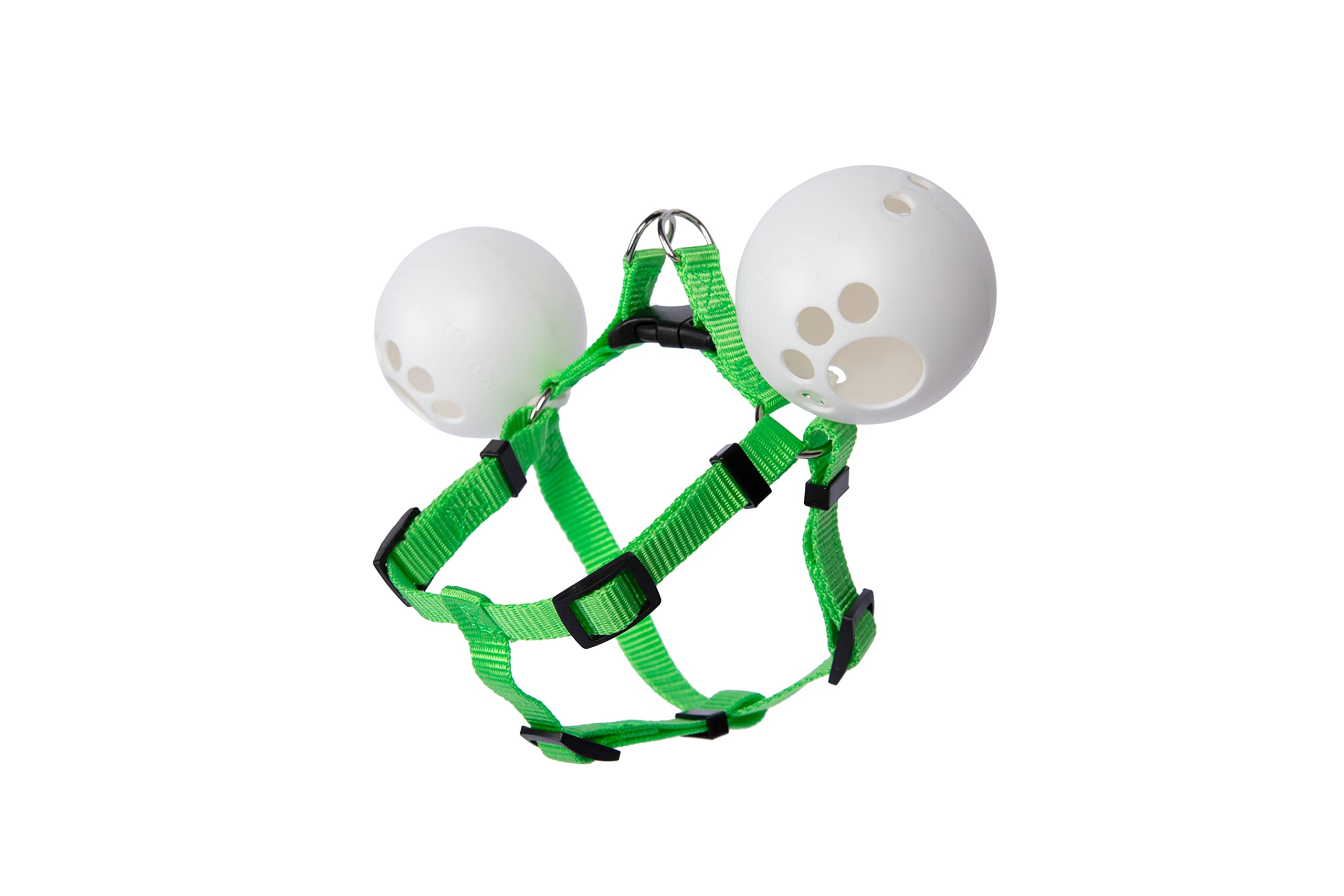 Adjustable straps on the Fencemate harness provide a comfortable, snug fit.