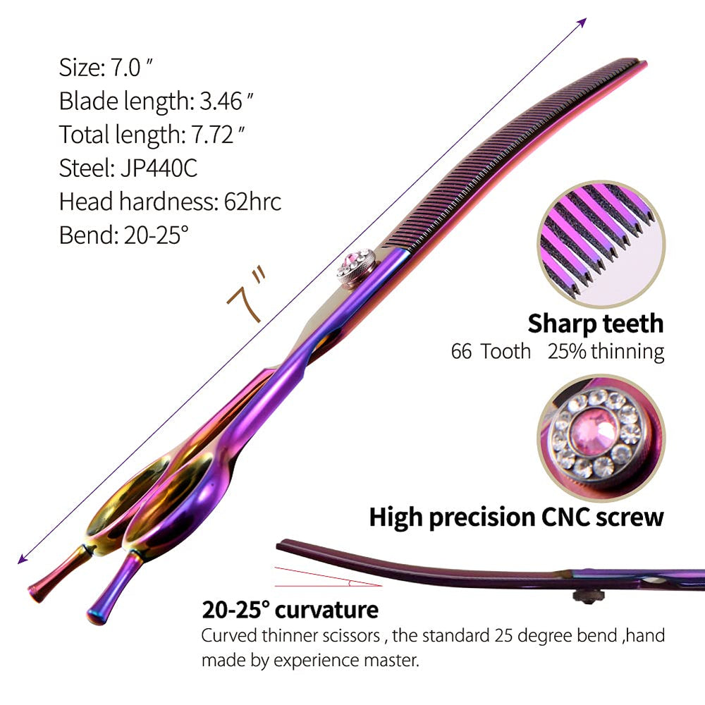 Fenice Peak 440C stainless blades resist wear for long-lasting sharp cuts.
