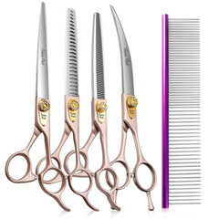 Fenice Peak straight grooming scissors for precise cuts and smooth trims