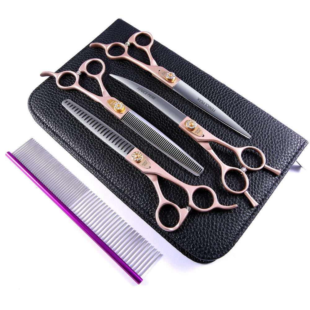 Fenice Peak thinning scissors for balanced blades and natural feathering