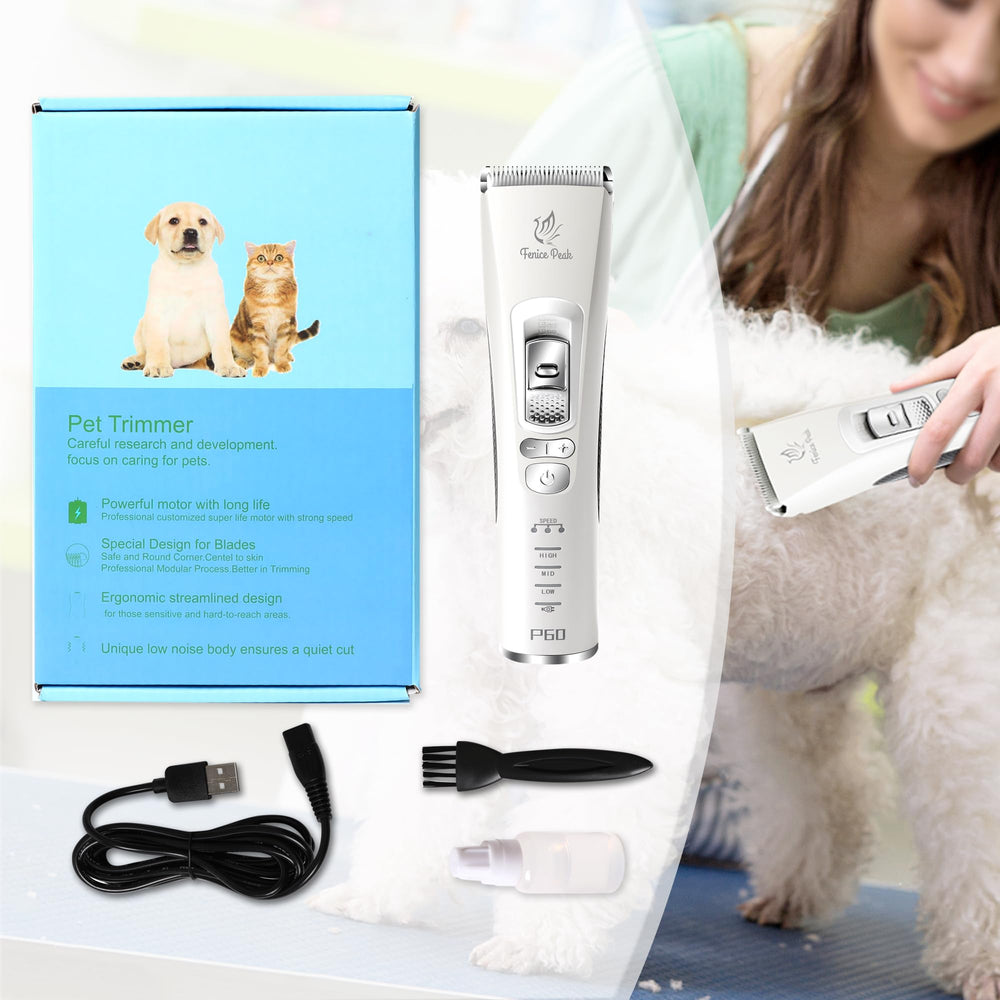 FENICE PEAK all-in-one grooming kit for cats and dogs supports versatile grooming routines.