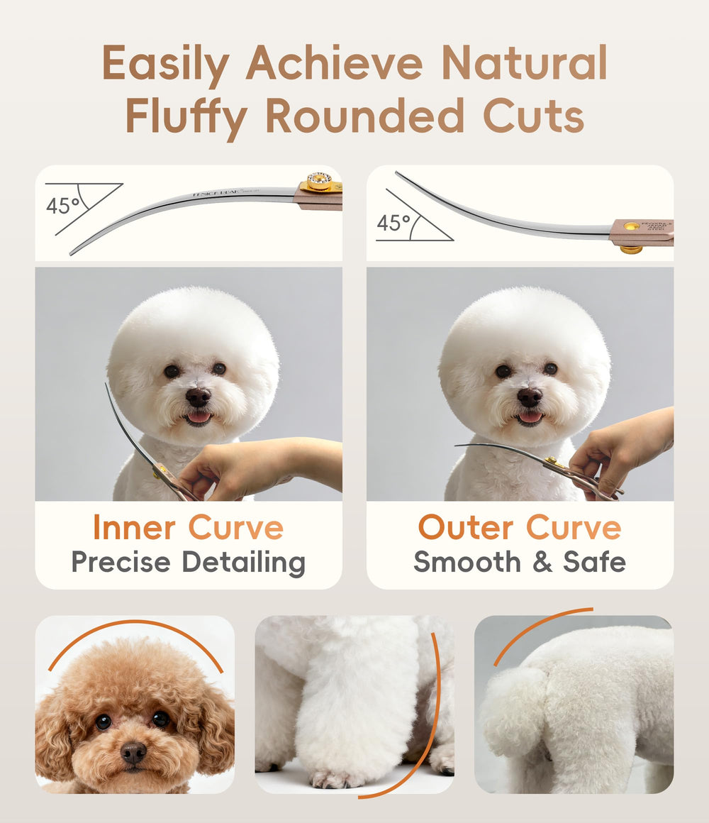 Fenice Peak curved back and hindquarters aid natural coat transitions.