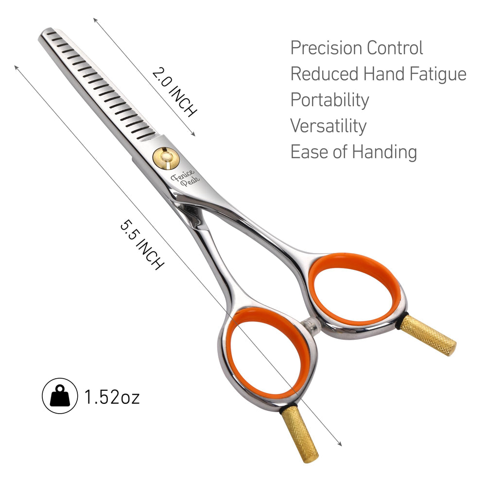 Fenice Peak safe round-tip design minimizes scratching during trimming.