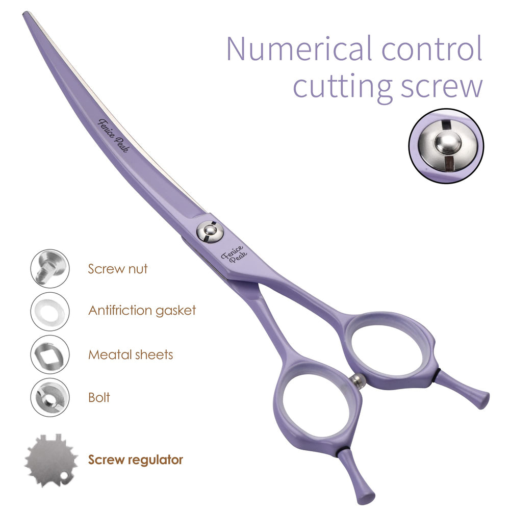 Fenice Peak silent design reduces noise for sensitive pets during grooming.
