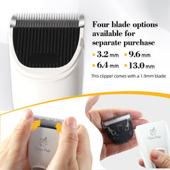 FENICE PEAK three-speed settings adapt to coat types for comfortable grooming.