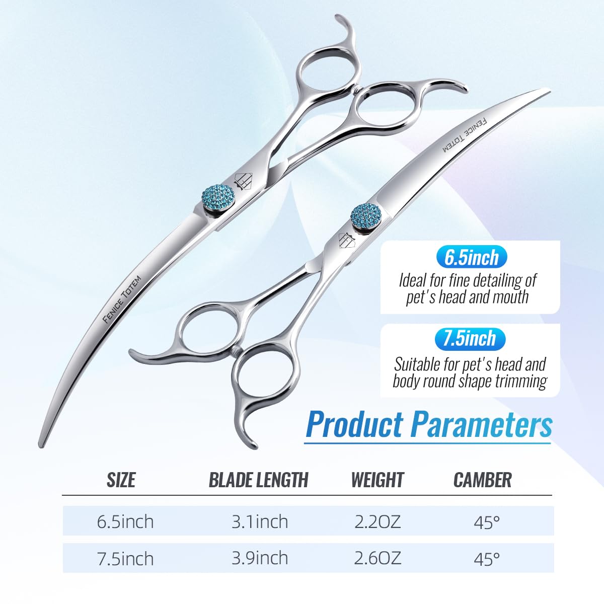 Fenice Totem 440C stainless steel blade remains sharp and durable.