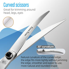 Fenice Totem ergonomic handle design for comfortable grooming sessions.