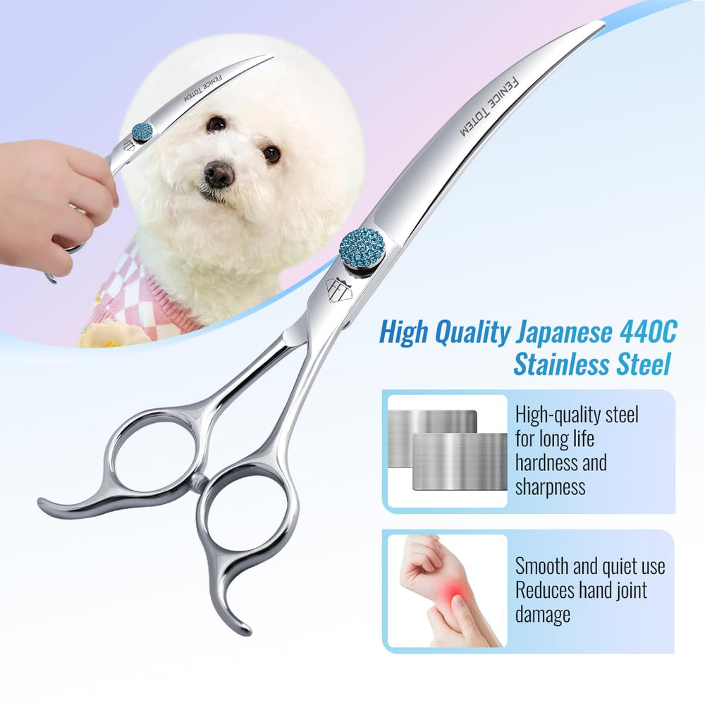Fenice Totem Japanese 440C stainless steel shear for lasting sharpness.