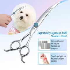 Fenice Totem Japanese 440C stainless steel shear for lasting sharpness.