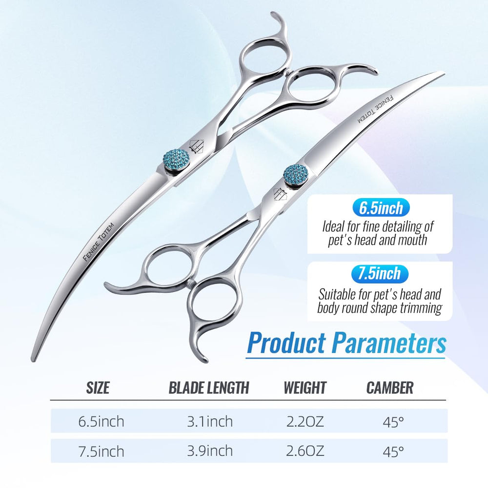 Fenice Totem lightweight grooming shear designed for comfortable extended use.