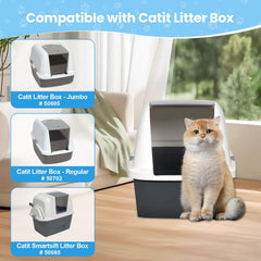 Fenkabs dual-media filter pad for Catit litter systems improves odor control.
