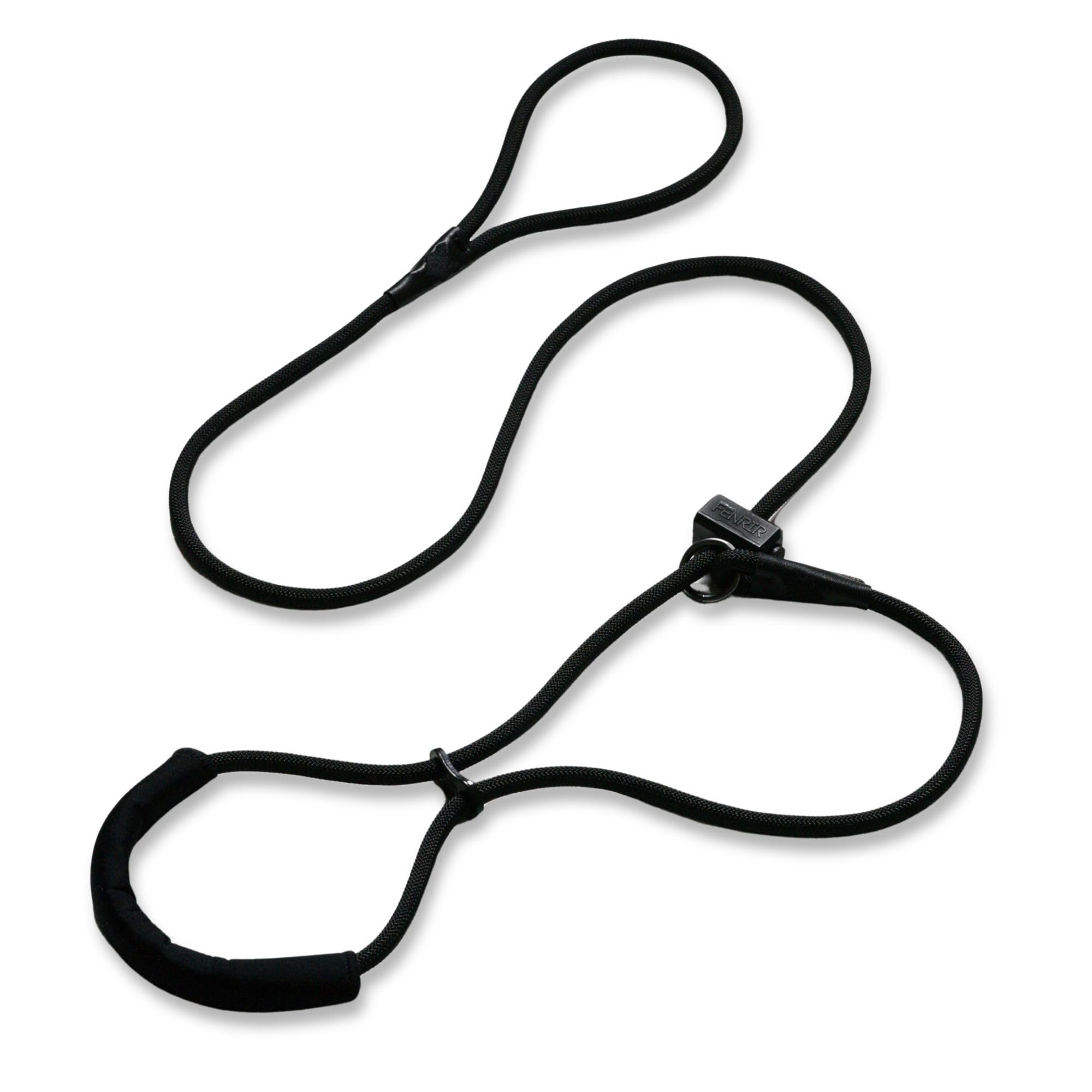 Fenrir Figure 8 Slip Leash delivers pull control for calm, confident walks.