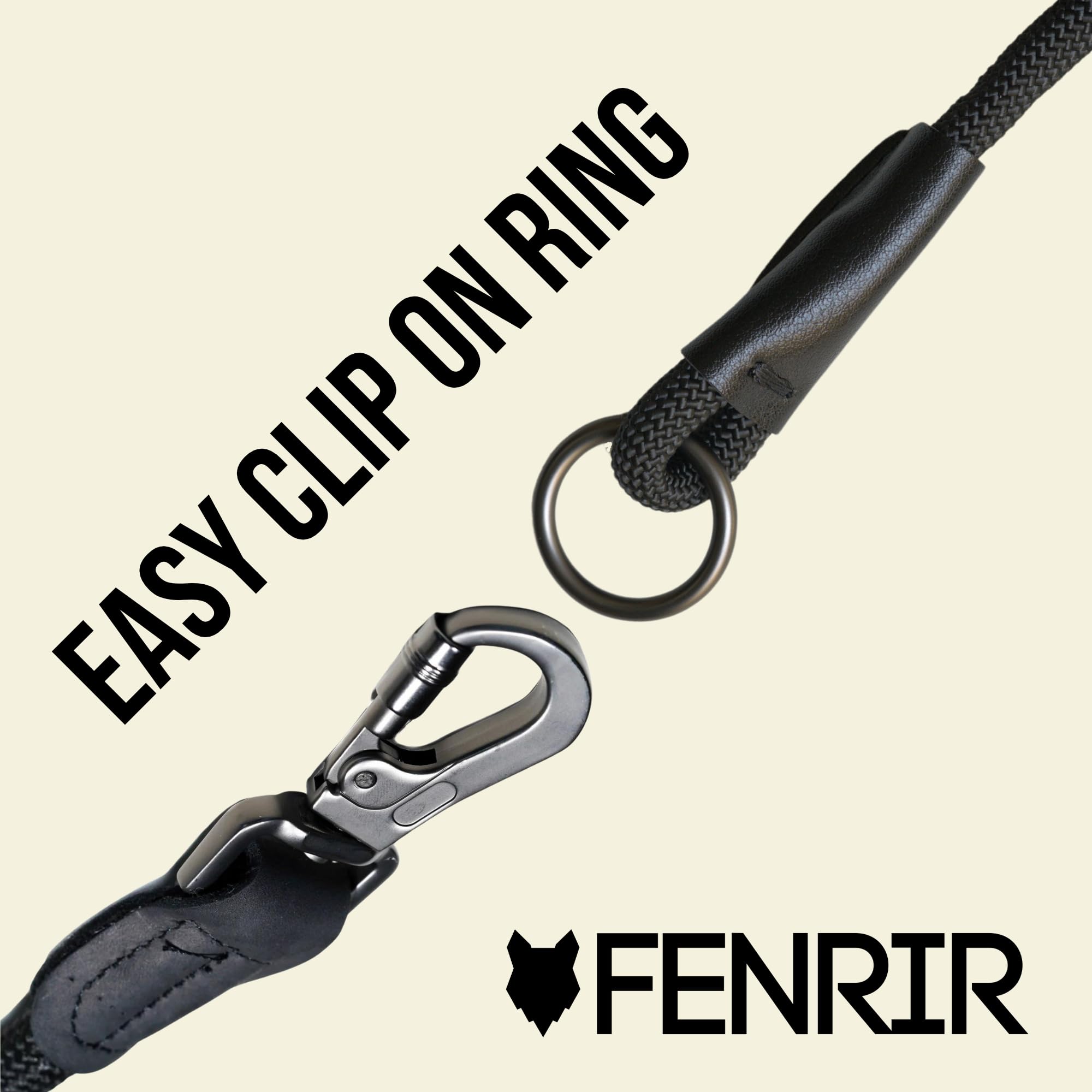 Fenrir slip collar on dog during heel-walking training for steady movement.