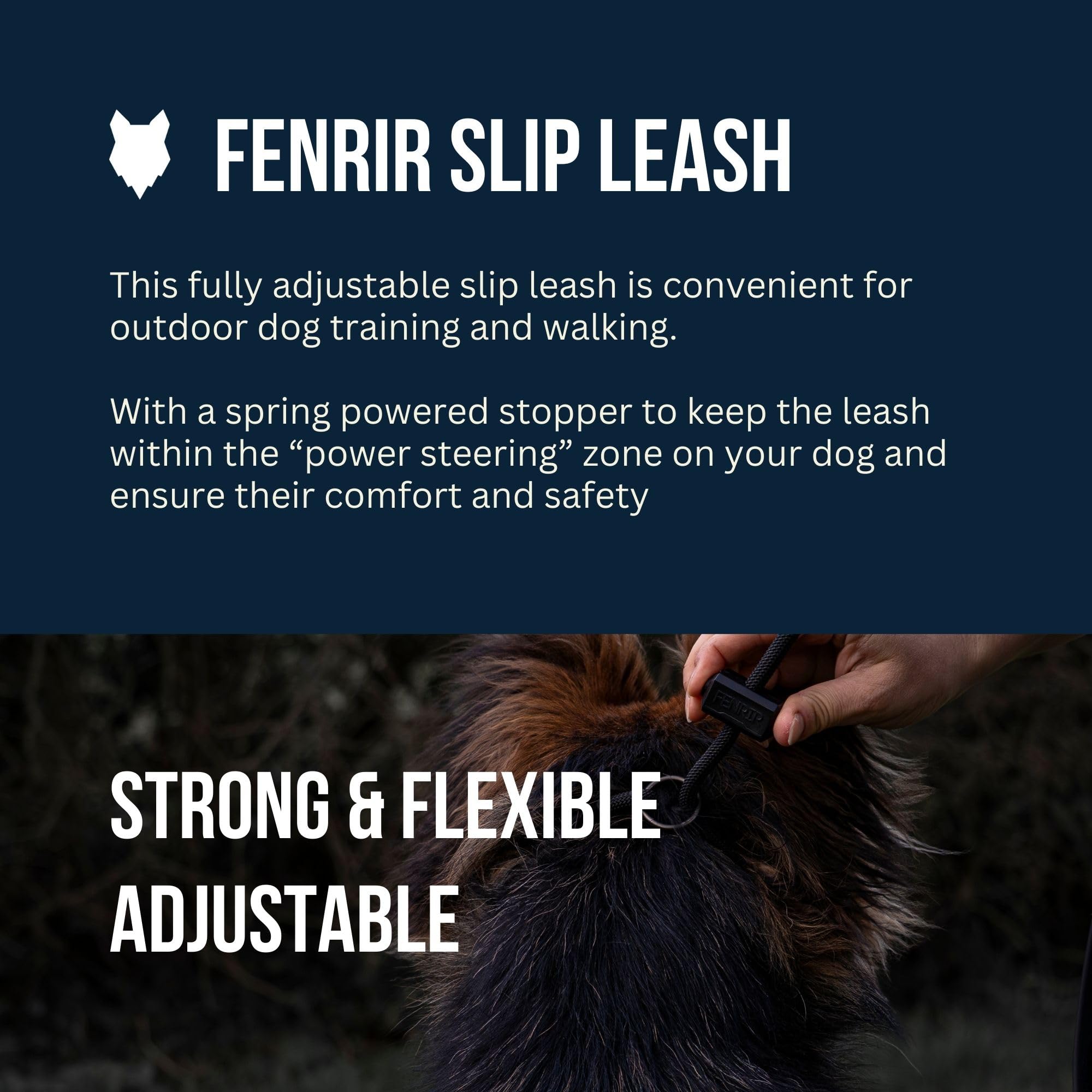 Spring stopper in action helps maintain comfortable tension during training.