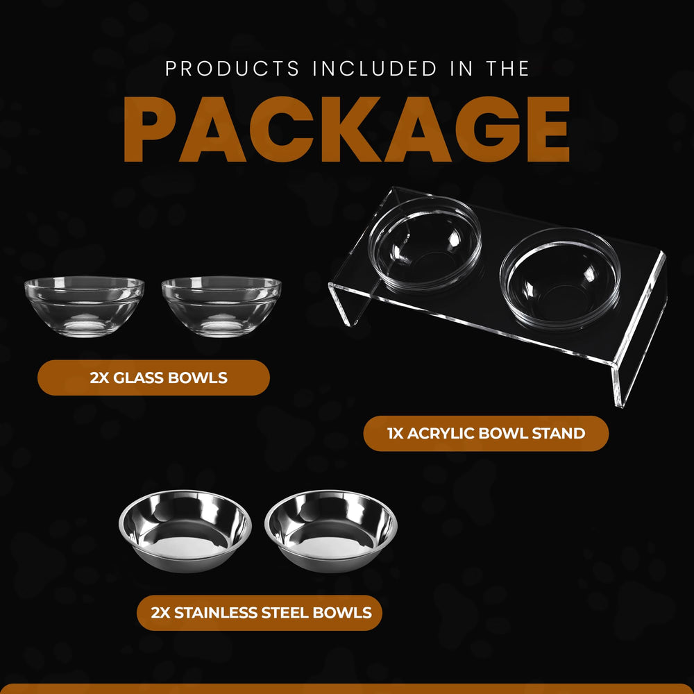 Feoyoho 7.2-inch tall elevated stand helping large dogs at mealtime