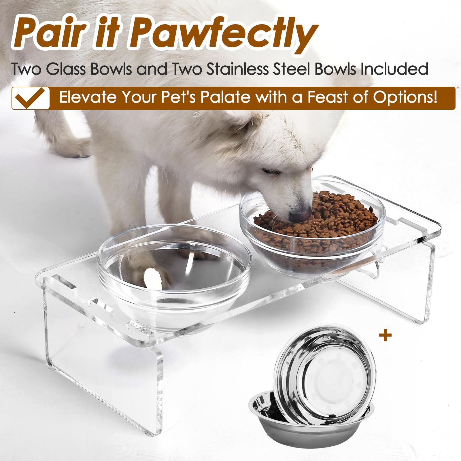 Feoyoho glass bowls add a sleek look and easy cleaning to meals.