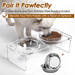 Feoyoho glass bowls add a sleek look and easy cleaning to meals.