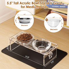 Feoyoho non-slip base keeps bowls steady during mealtime.