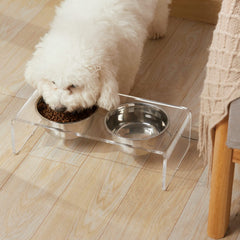 Feoyoho removable stainless steel bowls for easy cleaning