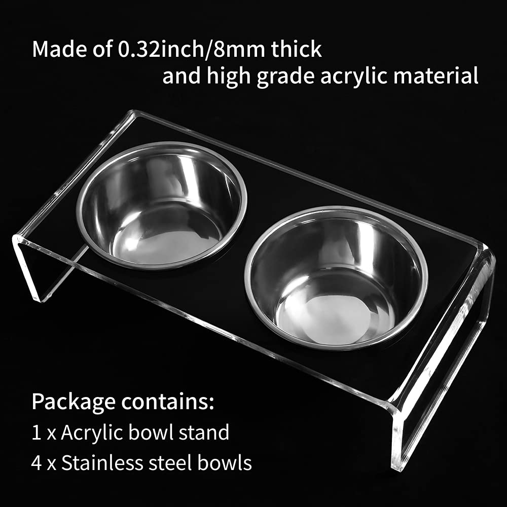 Feoyoho three point seven five inch height elevated stand for small pets