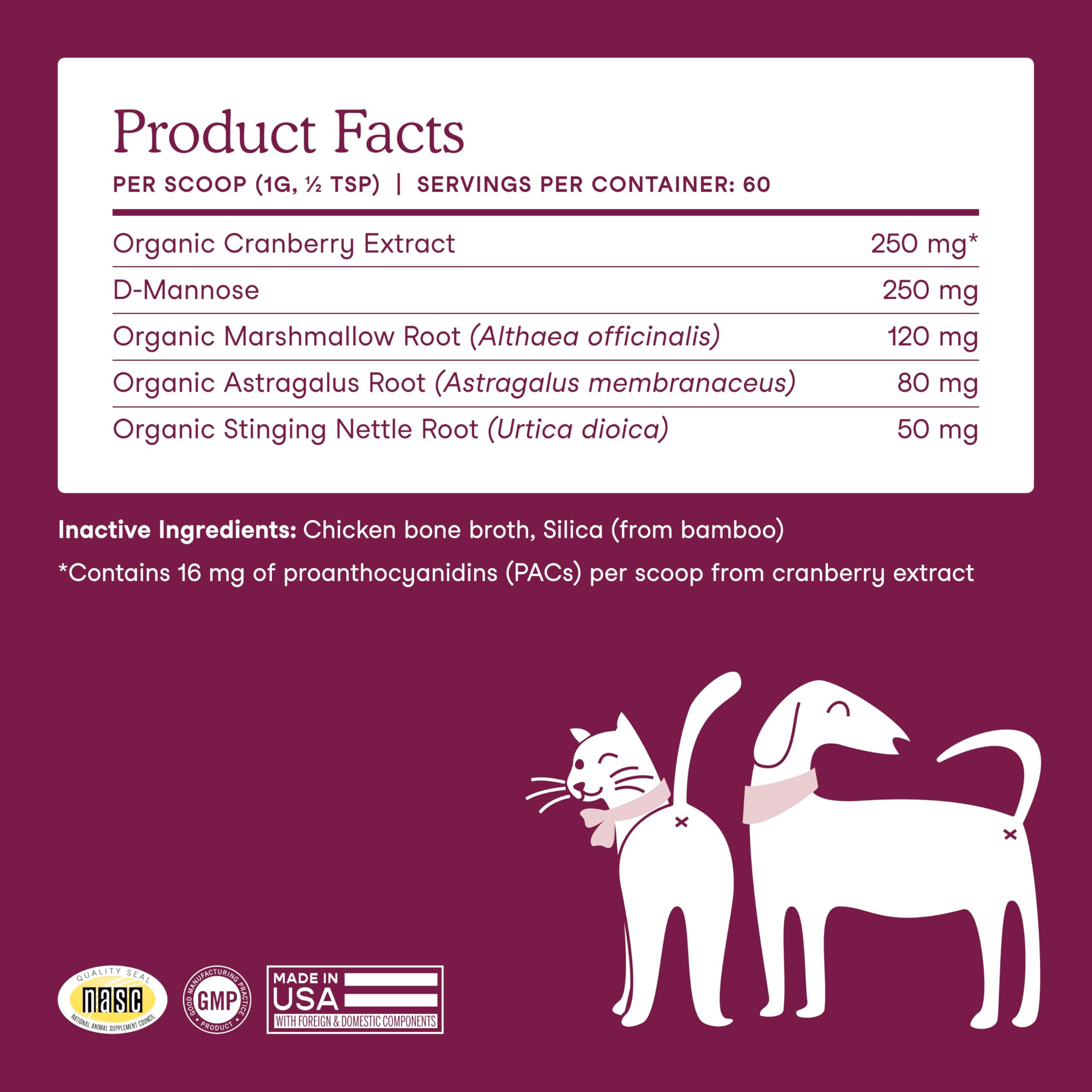 Fera Pets Suitable for cats and dogs with dosing guidance.
