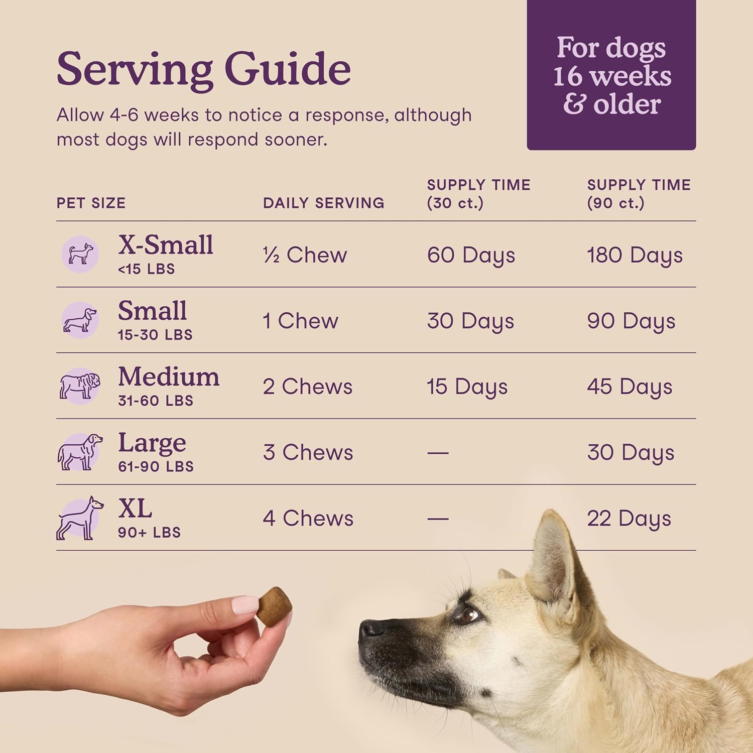 Texture closeup shows soft chews easy for dogs to chew.