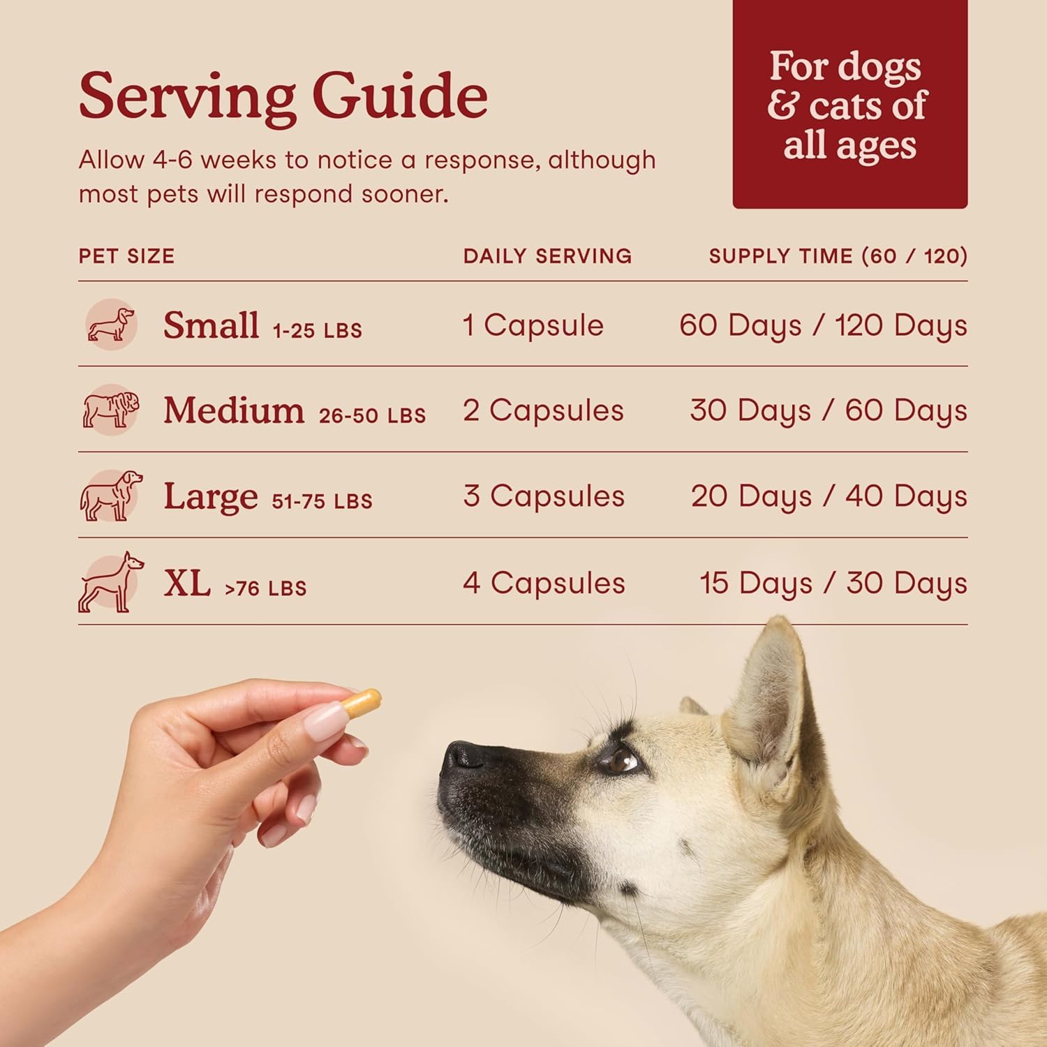 Veterinarian formulated label with NASC seal on Fera Pets Cardiac Support