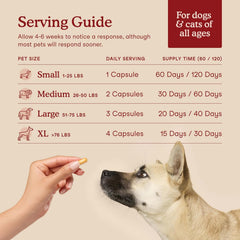 Veterinarian formulated label with NASC seal on Fera Pets Cardiac Support