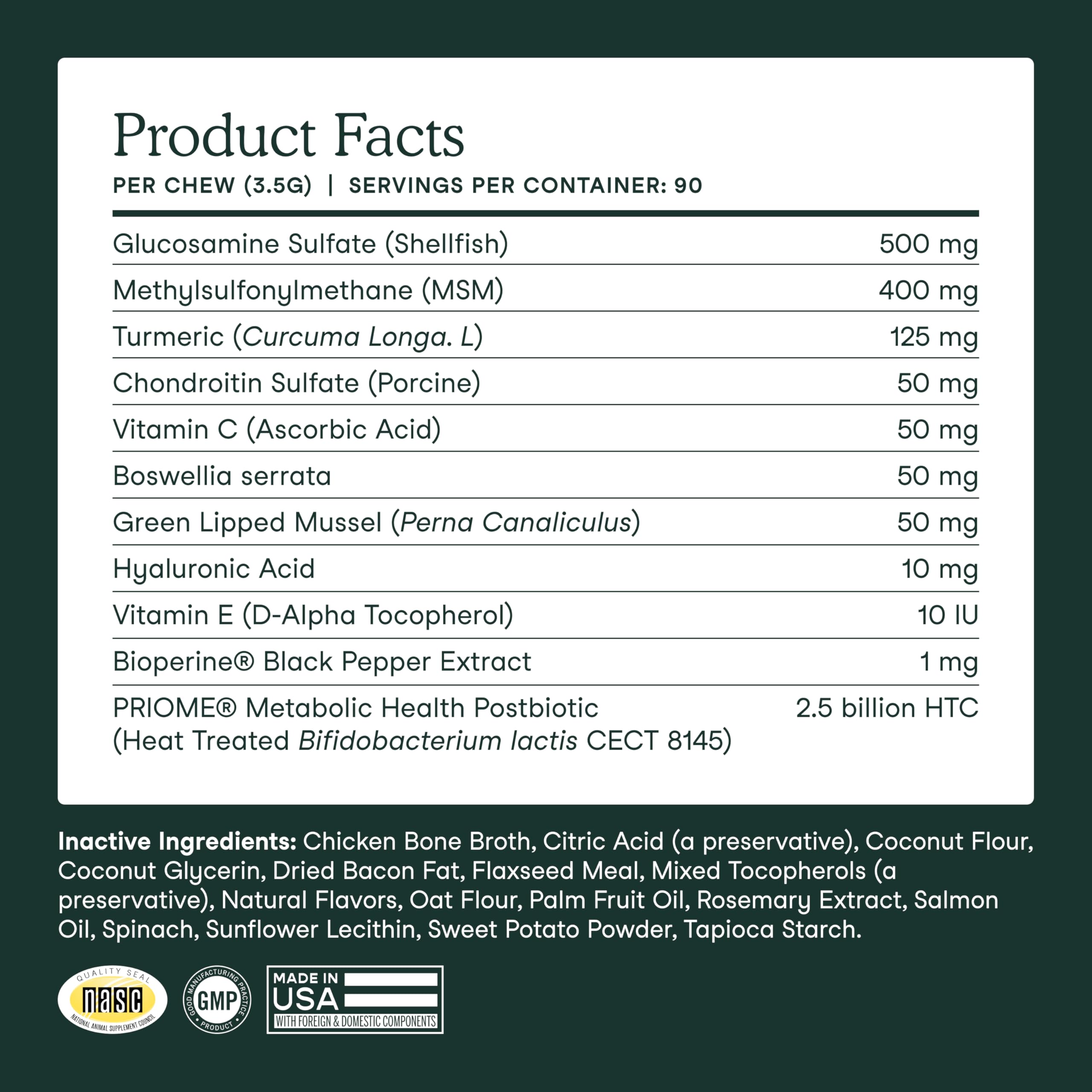 Fera Pets weight-management support with a palatable dog treat format.