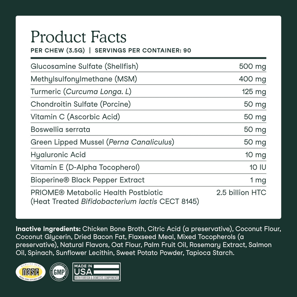 Fera Pets weight-management support with a palatable dog treat format.