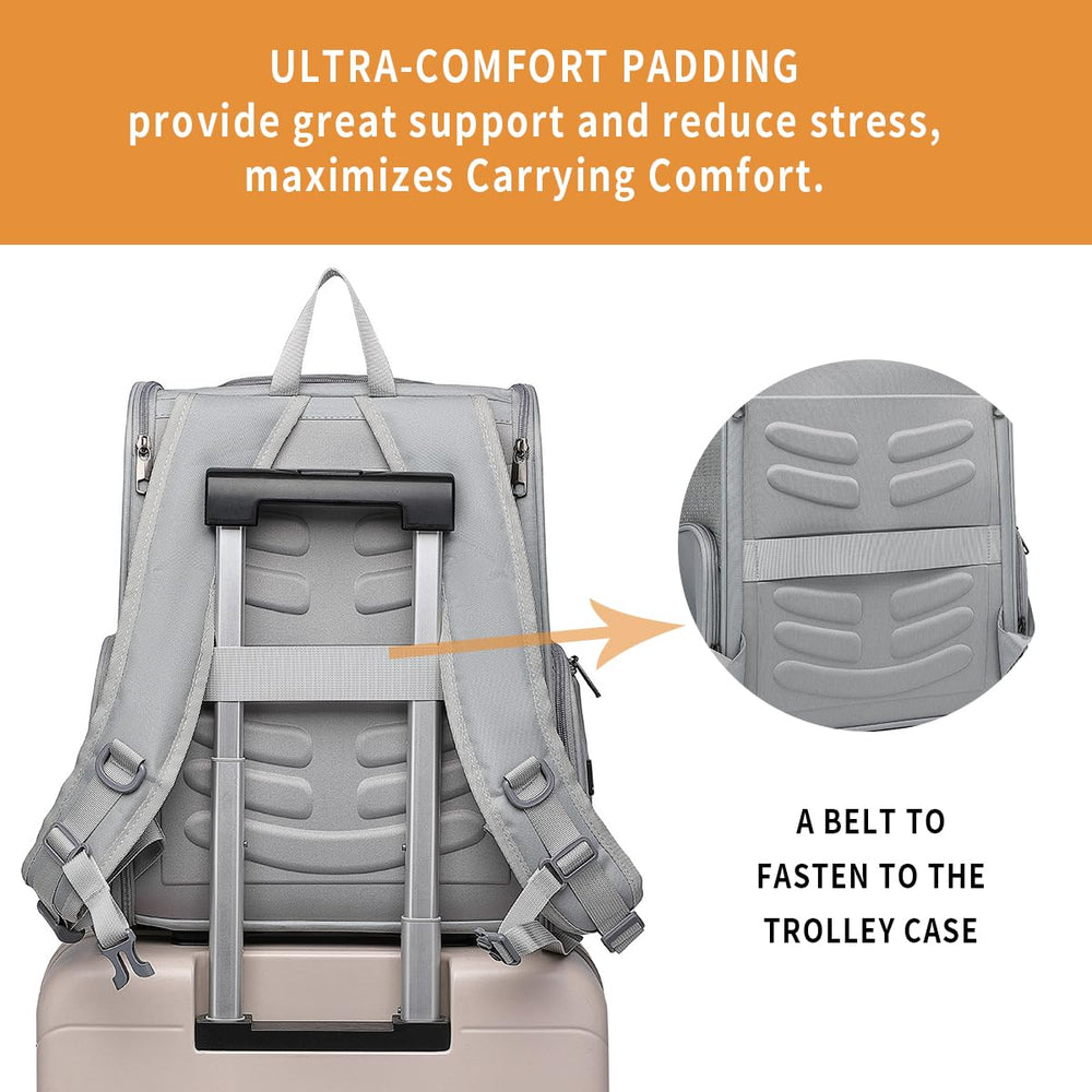 FERMAO durable oxford cloth backpack with lullaby mesh for travel use