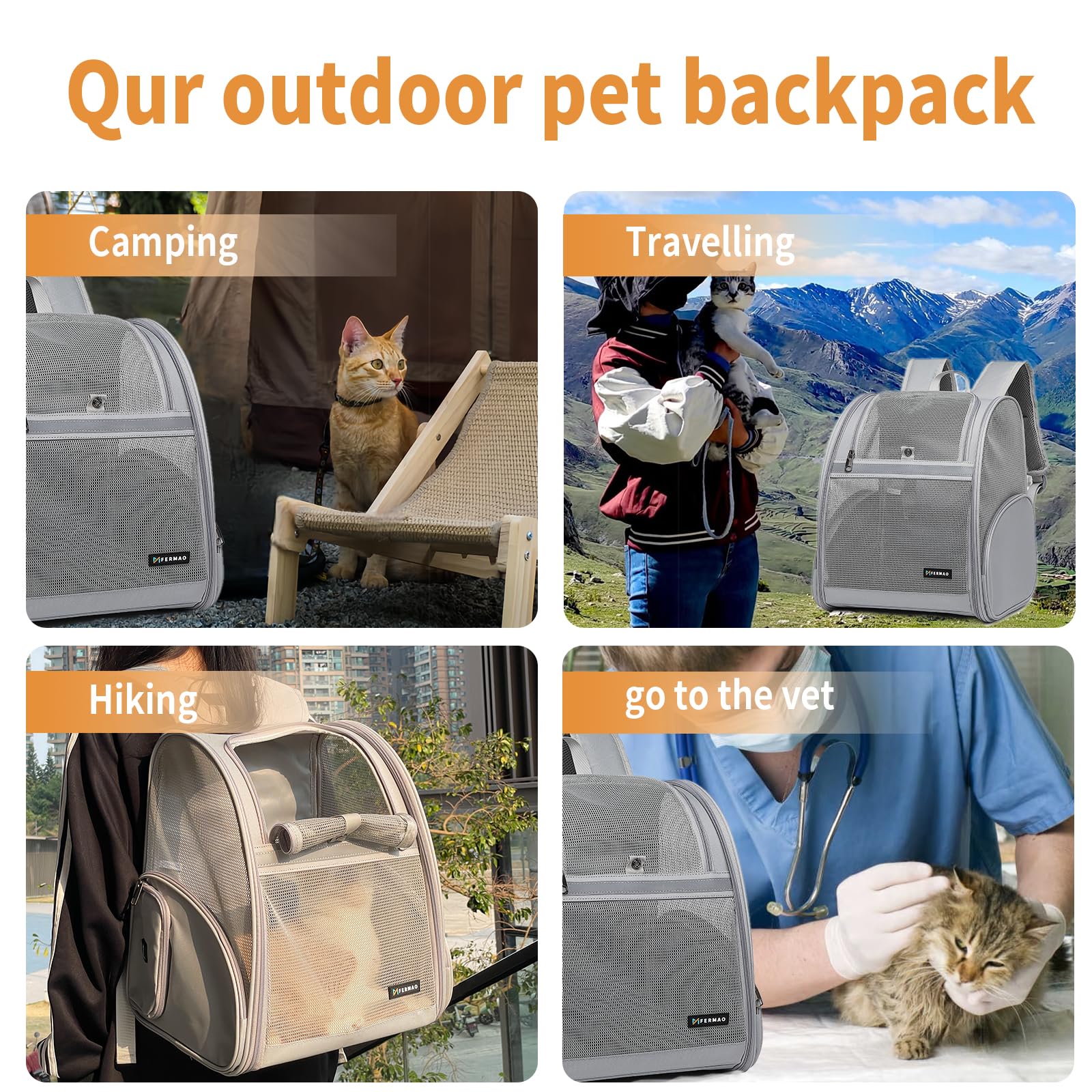 FERMAO removable washable mat keeps interior clean after adventures