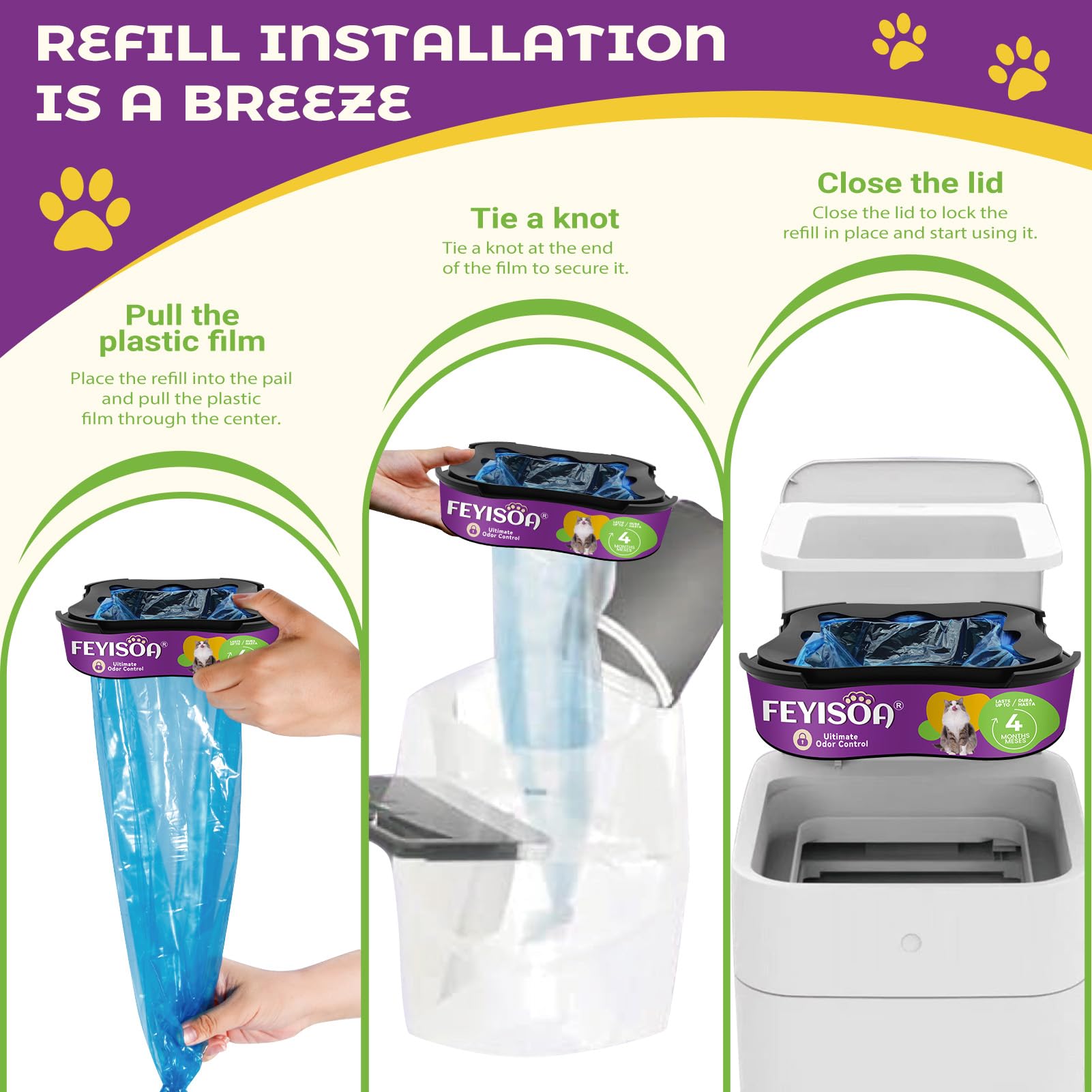 FEYISOA eco-friendly-materials image emphasizing sustainable refill materials