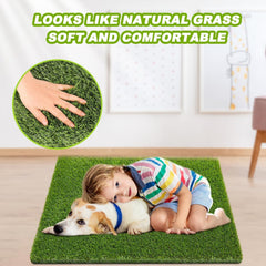 Fezep grass mat drainage holes illustrating fast water drainage