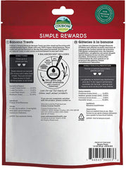 FFKQBH Oxbow Simple Rewards snack-serving image: convenient treat time for reward-based routines.