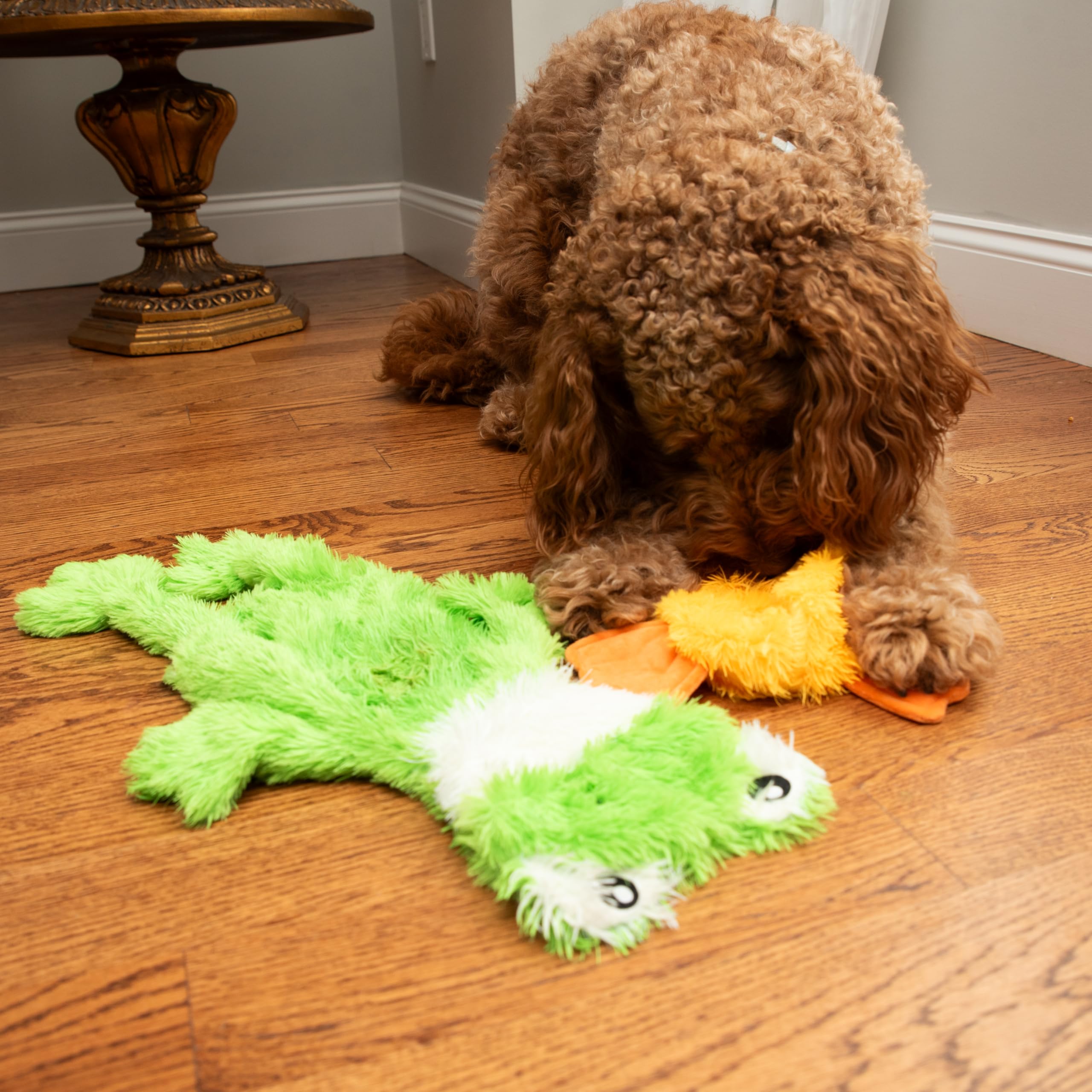 FGA MARKETPLACE 21-inch plush toy providing hours of dog-friendly entertainment.
