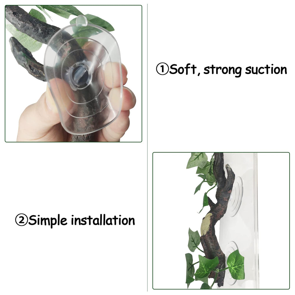 Fhiny bearded dragon climbing branch supports exercise and exploration