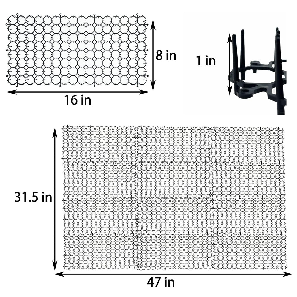Six mats in a kit setup for easy multi space deployment by Fhiny.