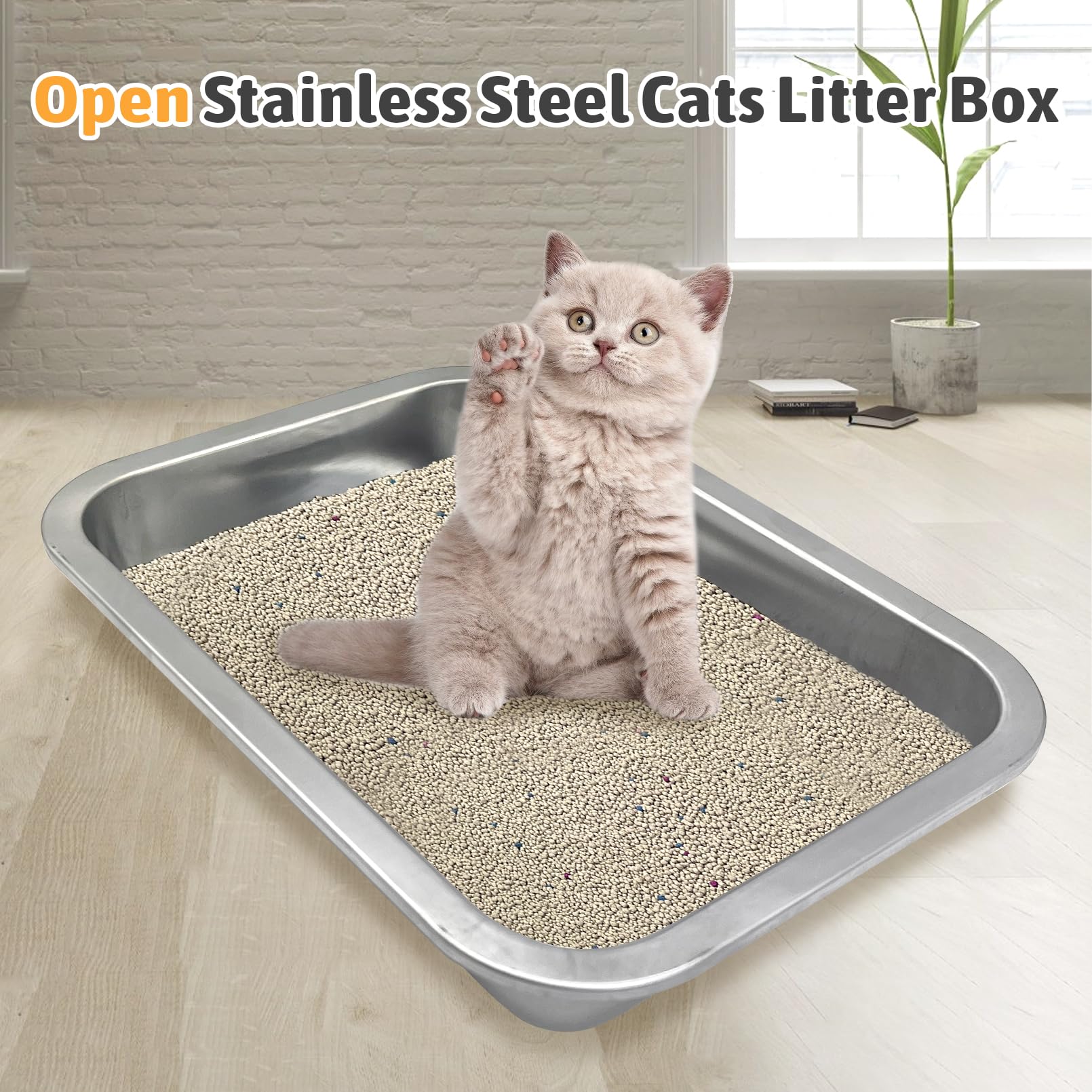 Fhiny open-design pan simplifies cleaning with smooth non-stick surface