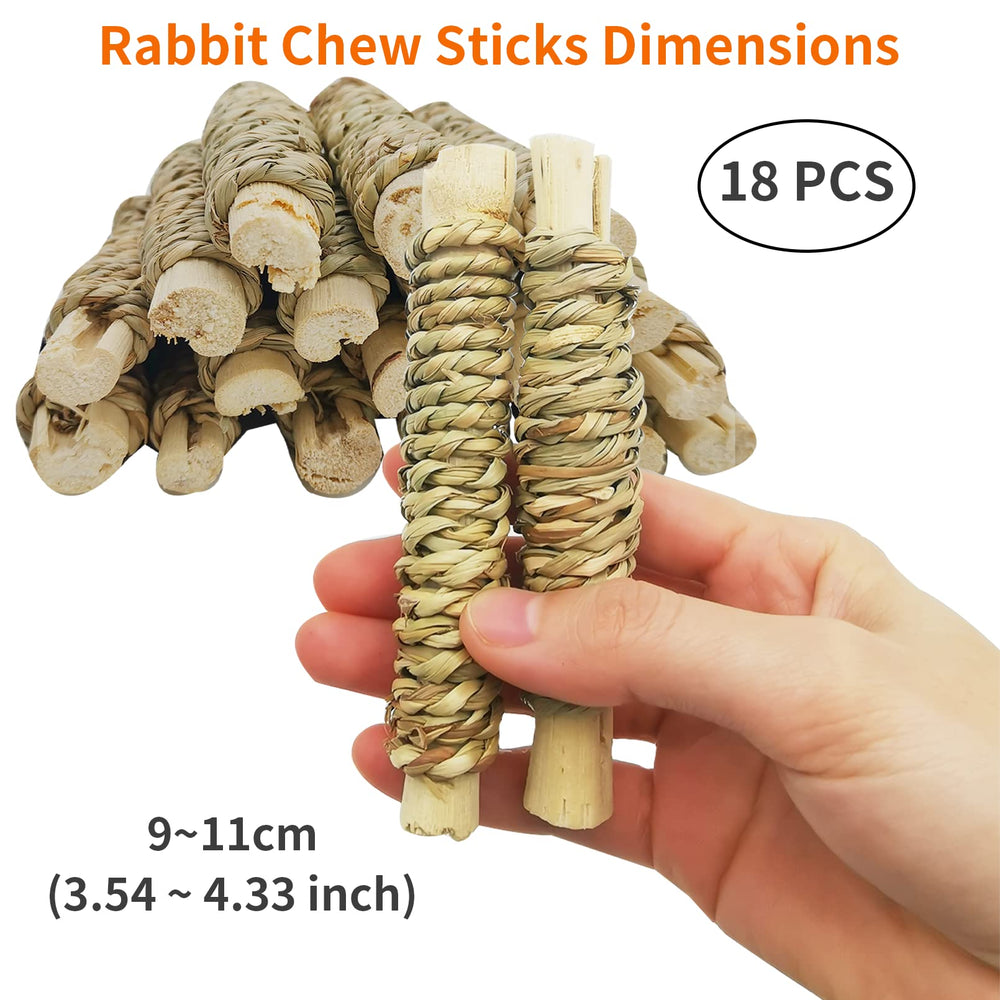 Fhiny packaging label for 18-piece chew set.